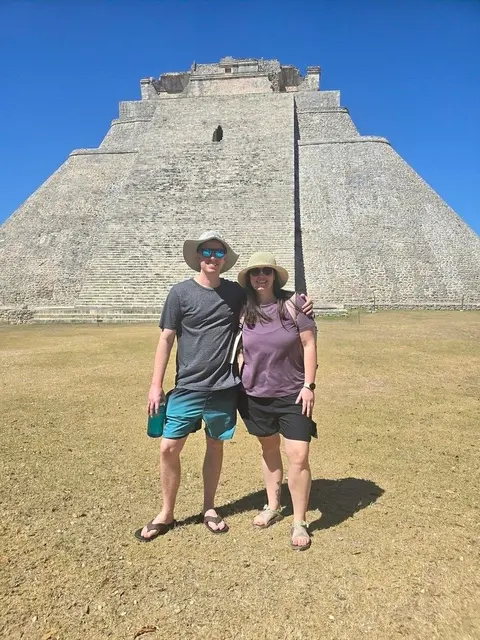 The pyramid at Uxmal, Mexico