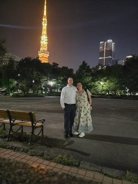 A night beneath Tokyo Tower in Japan